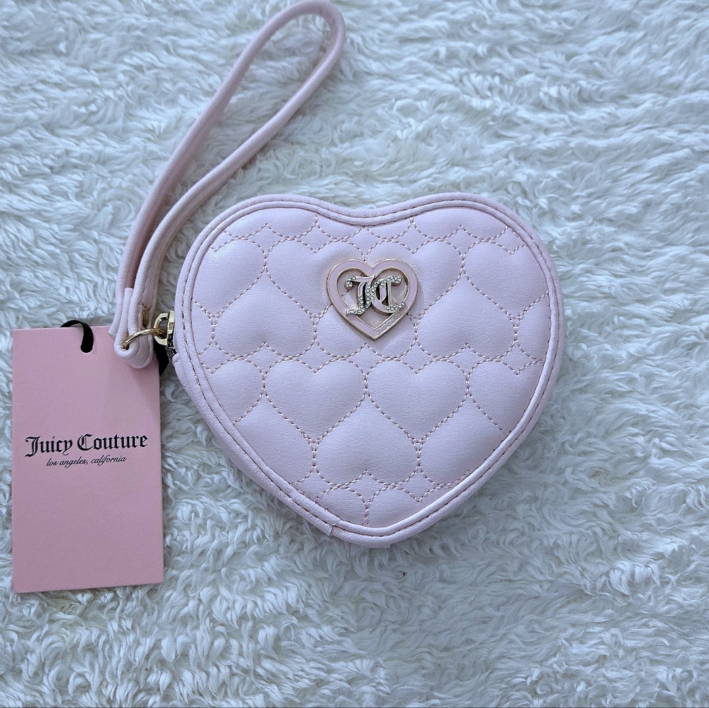 Juicy🍊 Couture "Flawless Heart❤" Zip Around Coin🪙 Purse - NWT - Picture 8 of 16